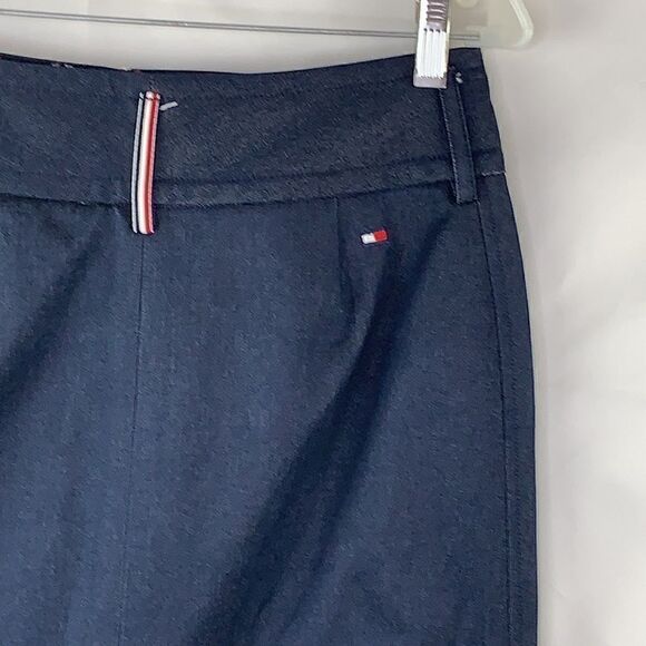 Tommy Hilfiger Dark Denim Pencil Skirt - Picture 8 of 11